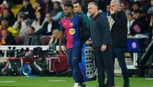 登录入口-证明自己？法蒂上轮扔背心表不满后今天首发出战，本赛季仍0球0助